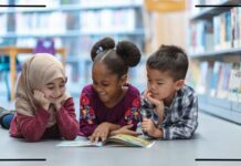 Children Reading Books.