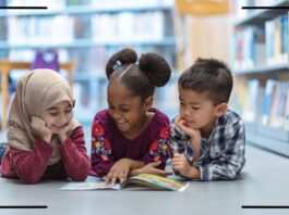 Children Reading Books.