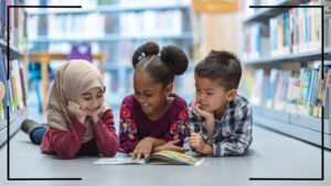 Children Reading Books.